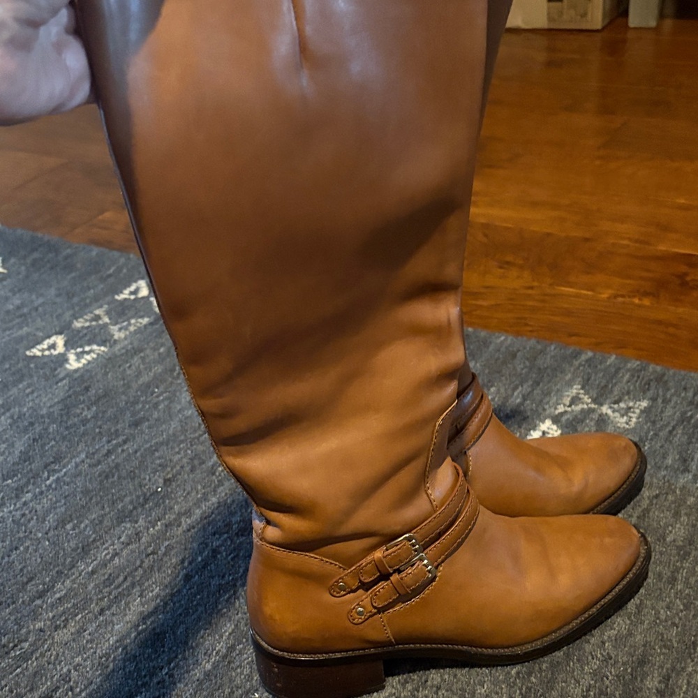 Cole Haan Brown Leather Heeled Boots